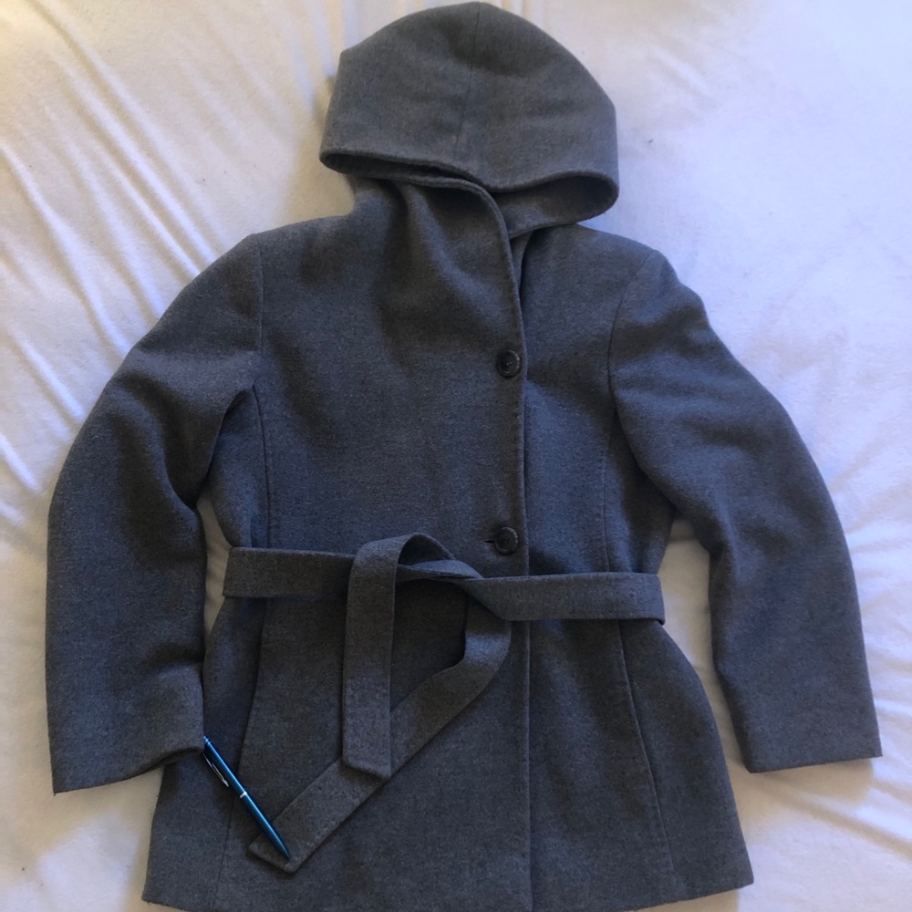 calvin klein wool short coat